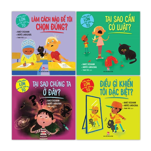 Combo Câu hỏi lớn thế giới to (4 cuốn)