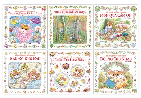 Combo - Đôi chuột nhỏ dễ thương (6 cuốn)