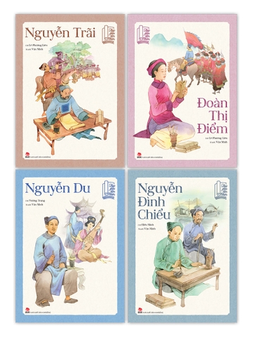 Combo Theo dấu văn nhân (4 cuốn)