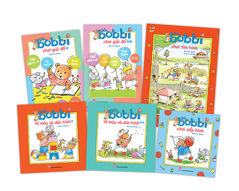 Combo Sách tương tác Gấu Bobbi (6 cuốn)