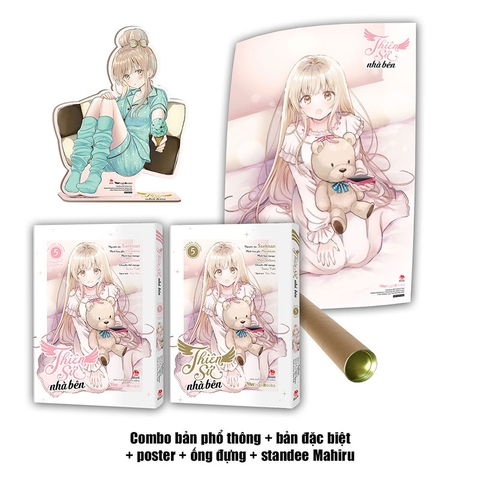 Combo Thiên sứ nhà bên (Manga) - Tập 5 (Bản thường & Bản đặc biệt) (Tặng Standee + Poster)
