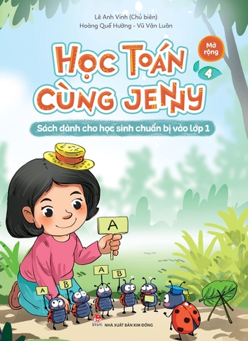 Combo Học Toán cùng Jenny - Sách dành cho học sinh chuẩn bị vào lớp 1 - Bộ Mở rộng (4 cuốn)