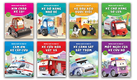 Combo Những chiếc xe hiệp sĩ (8 cuốn)