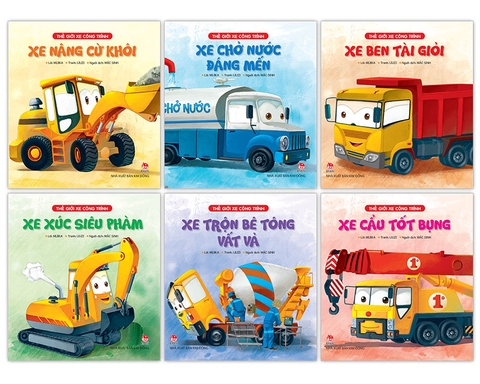 Combo Thế giới xe công trình (6 cuốn)