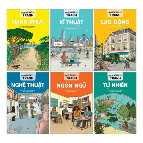 Combo - Triết học phổ thông bằng tranh (6 cuốn)