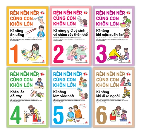 Combo Rèn nền nếp, cùng con khôn lớn (6 cuốn)