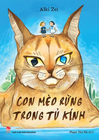 Con mèo rừng trong tủ kính