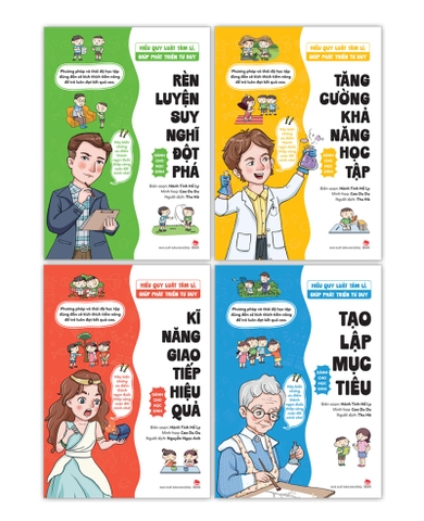 Combo - Hiểu quy luật tâm lí, giúp phát triển tư duy (4 cuốn)