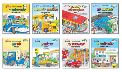 Combo Thế giới xe cộ (8 cuốn)