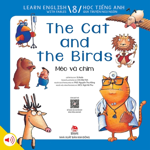 Learn English with Fables 8 - Học tiếng Anh qua truyện ngụ ngôn - Tập 8 - The Cat and the Birds - Mèo và chim
