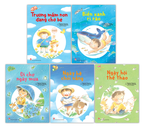 Combo Sách tranh Nhật Bản cho tuổi mẫu giáo (5 cuốn)