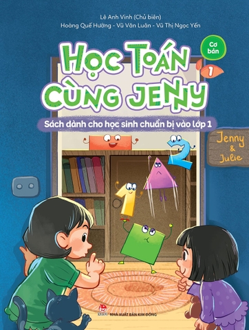 Combo Học Toán cùng Jenny - Sách dành cho học sinh chuẩn bị vào lớp 1 - Bộ Cơ bản (4 cuốn)