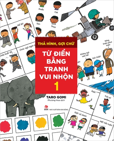 Combo Thả hình, gợi chữ - Từ điển bằng tranh vui nhộn (2 cuốn)