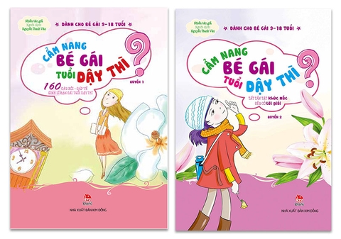 Combo Cẩm nang bé gái tuổi dậy thì (2 cuốn)