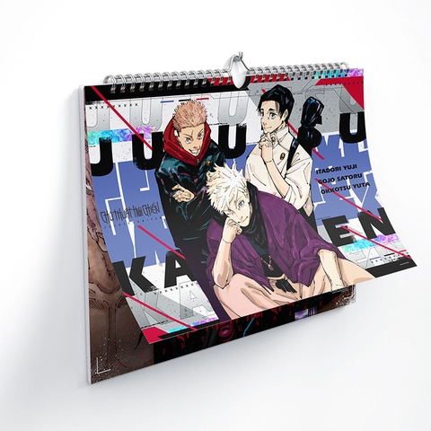 Lịch treo tường Chú thuật hồi chiến 2026