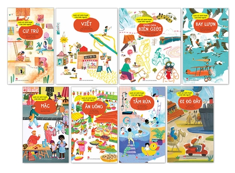 Combo - Lịch sử sinh hoạt của loài người (8 cuốn)