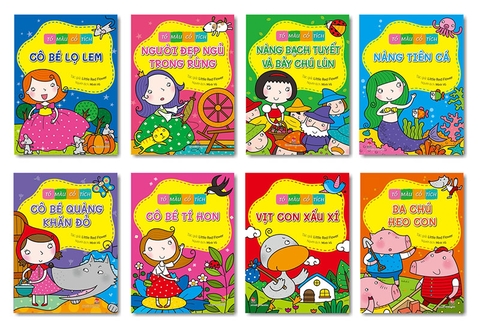 Combo Tô màu cổ tích (8 cuốn)