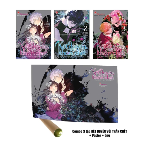 Combo Kết duyên với thần chết Tập 1 - Tập 3 (3 cuốn) (Tặng kèm Poster)
