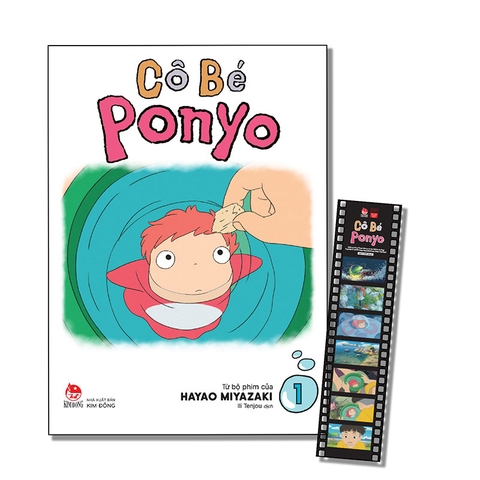 Combo Cô bé Ponyo (Truyện tranh màu + Bản sách tranh) (Tặng Postcard + Poster độc quyền + Poster phim)