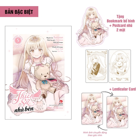 Combo Thiên sứ nhà bên (Manga) - Tập 5 (Bản đặc biệt) (Tặng kèm Standee)
