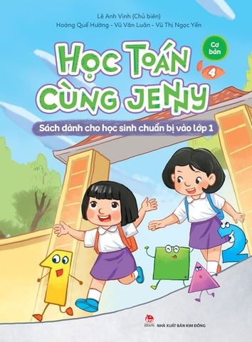 Combo Học Toán cùng Jenny - Sách dành cho học sinh chuẩn bị vào lớp 1 - Bộ Cơ bản (4 cuốn)