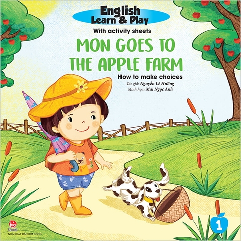 English Learn  Play with activity sheets - Mon goes to the Apple Farm - How to make choices