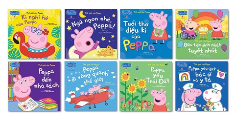 Combo Thế giới của Peppa (8 cuốn) - Bộ 4