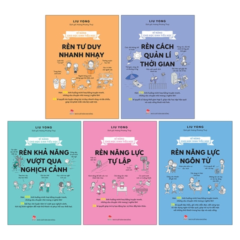 Combo Kĩ năng cho học sinh tiểu học (5 cuốn)