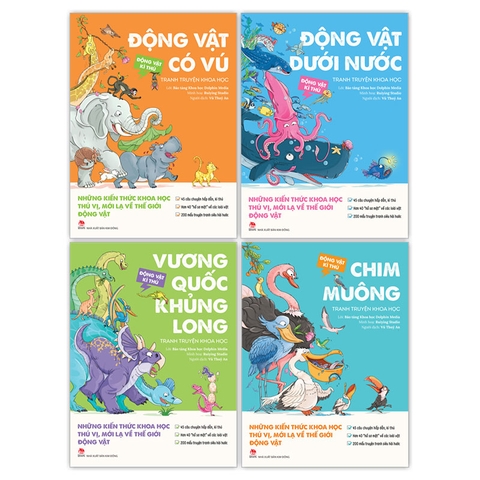 Combo - Động vật kì thú (4 cuốn)