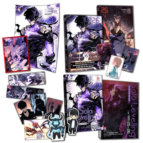 Combo Solo Leveling - Tôi thăng cấp một mình Special Edition & Tập 25 & Tập 26 (Tặng kèm Poster + Shikishi)