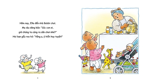 Gấu Bobbi đến sân chơi