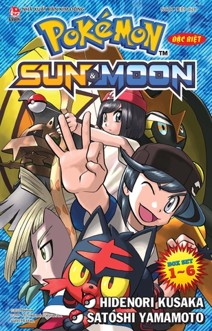 Boxset Pokemon Special Sun & Moon (6 tập)