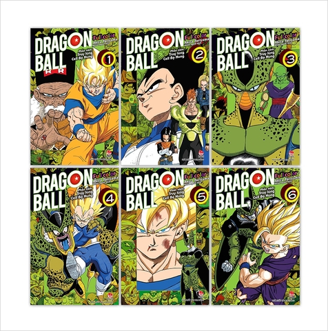 Combo Dragon Ball Full Color - Phần năm: Truy lùng Cell Bọ Hung (6 tập)
