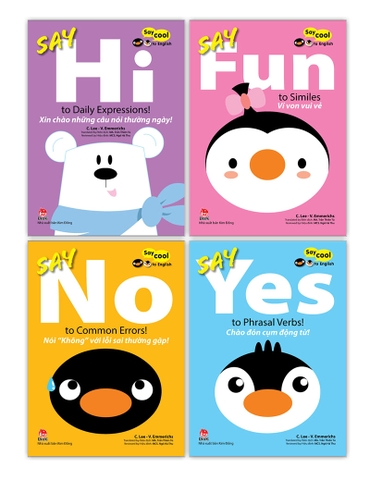 Combo Say cool to English (4 cuốn)