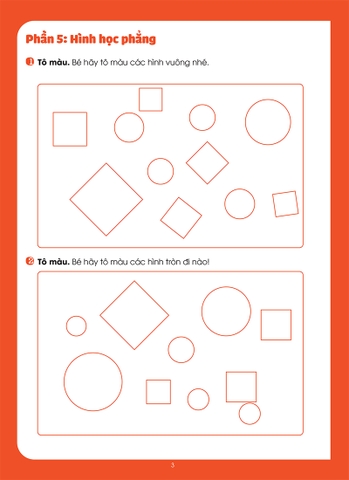 Học Toán cùng Jenny - Sách dành cho học sinh chuẩn bị vào lớp 1 - bộ Cơ bản - Tập 3