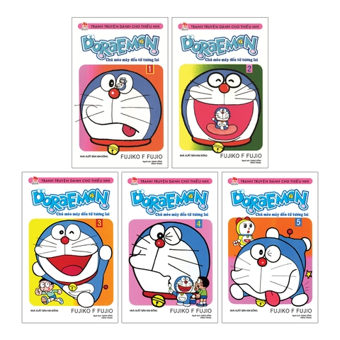 Combo Doraemon truyện ngắn - Chú mèo máy đến từ tương lai Tập 1 - Tập 5 (5 cuốn)