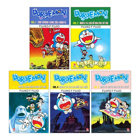 Combo Doraemon truyện dài Tập 1 - Tập 5 (5 cuốn)
