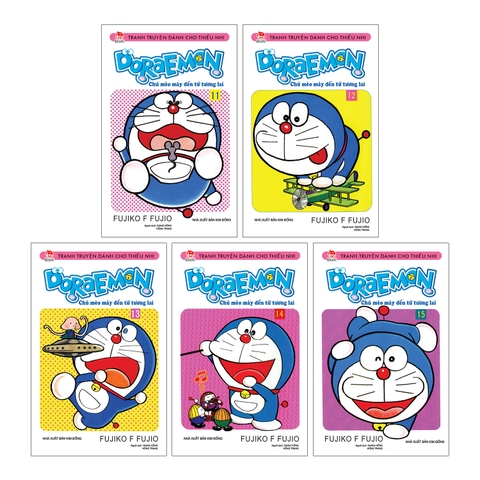 Combo Doraemon truyện ngắn - Chú mèo máy đến từ tương lai Tập 11 - Tập 15 (5 cuốn)