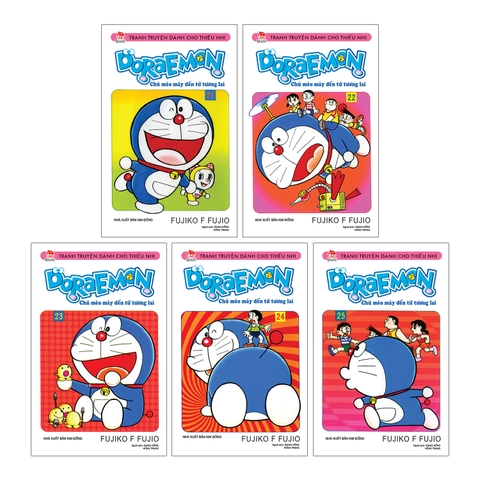 Combo Doraemon truyện ngắn - Chú mèo máy đến từ tương lai Tập 21 - Tập 25 (5 cuốn)