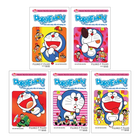 Combo Doraemon truyện ngắn - Chú mèo máy đến từ tương lai Tập 26 - Tập 30 (5 cuốn)