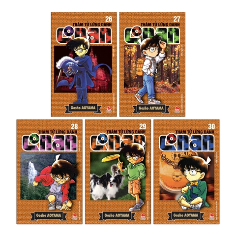 Combo Thám tử lừng danh Conan Tập 26 - Tập 30 (5 cuốn)