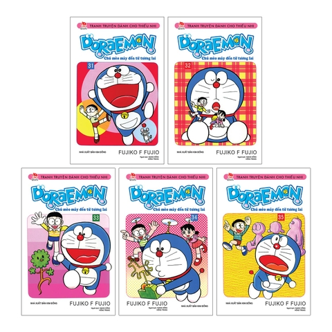 Combo Doraemon truyện ngắn - Chú mèo máy đến từ tương lai Tập 31 - Tập 35 (5 cuốn)