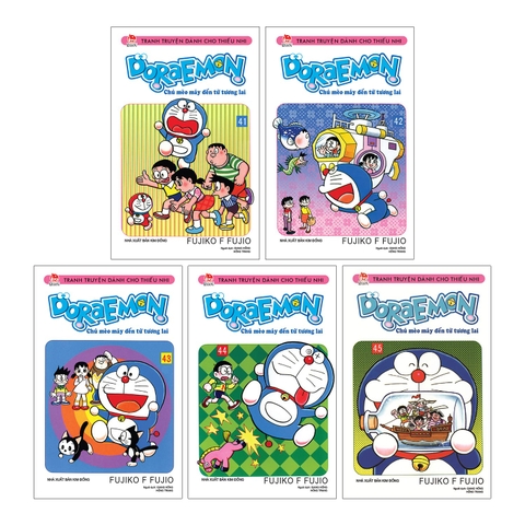 Combo Doraemon truyện ngắn - Chú mèo máy đến từ tương lai Tập 41 - Tập 45 (5 cuốn)