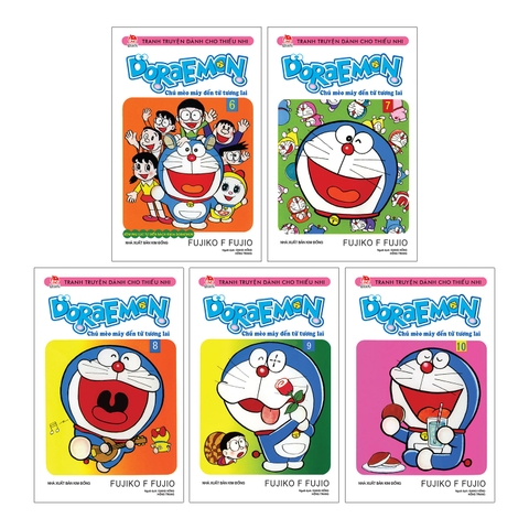 Combo Doraemon truyện ngắn - Chú mèo máy đến từ tương lai Tập 6 - Tập 10 (5 cuốn)