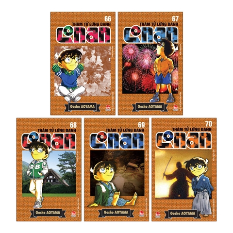 Combo Thám tử lừng danh Conan Tập 66 - Tập 70 (5 cuốn)