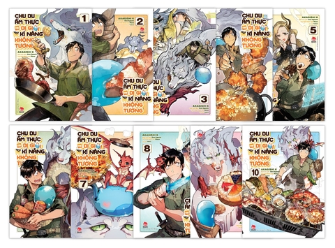 Combo Chu du ẩm thực tại Dị giới với kĩ năng không tưởng (Tập 1 - Tập 10)