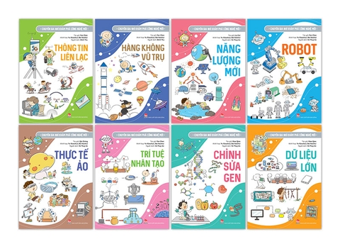 Combo - Chuyên gia nhí khám phá công nghệ mới (8 cuốn)