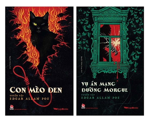 Combo - Tuyển tập Edgar Allan Poe - Con Mèo Đen + Vụ Án Mạng Đường Morgue (2 cuốn)