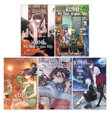 Combo Komi - Nữ thần sợ giao tiếp (Tập 26 - Tập 30) (Tặng kèm Poster)
