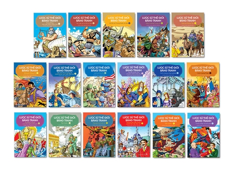 Combo - Lược sử thế giới bằng tranh (17 cuốn)